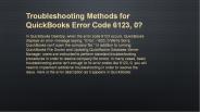 Quickbooks error 6123,0