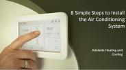 Simple Steps to Install the Air Conditioning System