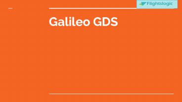 Galileo GDS
