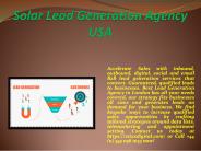 Solar Lead Generation Agency USA