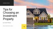 Tips for Choosing Investment Property