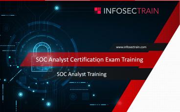 SOC Analyst Training