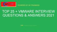 Best VMware Interview Questions, Answers 2021