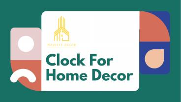 Clock For Home Decor (1)