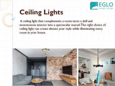 Ceiling Lights
