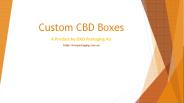 Custom CBD Packaging Boxes