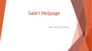 Sabri Helpage Volunteer