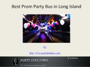 Best Prom Party Bus in Long Island