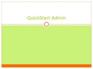 Practice Management Software System – QuickStart Admin