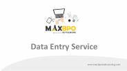 Data Entry Service
