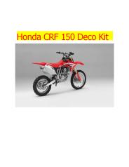 Honda CRF 150 Deco Kit