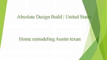 home remodeling Austin tx