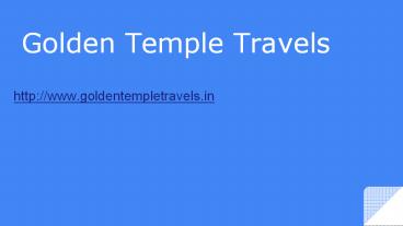 Golden Temple Travels | Bus Booking | Reasonable Bus Tickets