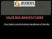 India’s Best Valve Box Manufacturer