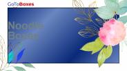 Noodle Box Wholesale with customization printed logo