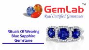Rituals Of Wearing Blue Sapphire Gemstone