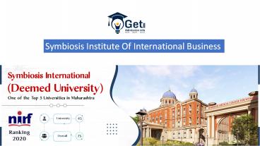 Symbiosis Institute Of International Business Pune Fees