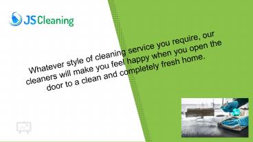 Different Types of Office Cleaning Services Provided By JS Cleaning