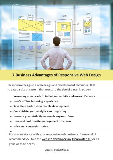7 Business Advantages of Responsive Web Design