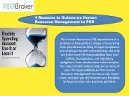 4 Reasons to Outsource Human Resource Management to PEO