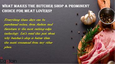 Butcher shop in Surrey (2)