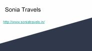 Sonia Travels | Bus Booking | Reasonable Bus Tickets