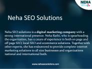 SEO Company Indore | Neha SEO Solutions