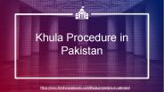 Get Guide With Easy Khula procedure in Pakistan