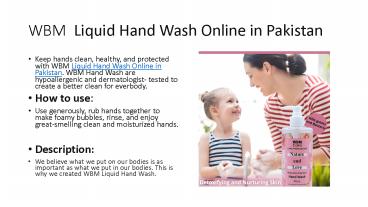 Liquid Hand Wash Available Online in Pakistan
