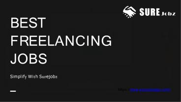 Freelance and Remote Jobs in Nigeria - Online Freelance Jobs Ireland - SureJobzApp