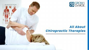 All About Chiropractic Therapies