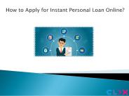How to Apply for Instant Personal Loan Online?
