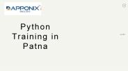 Python Training in Patna