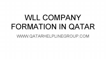WLL COMPANY FORMATION IN QATAR (2)