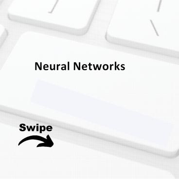 Neural networks