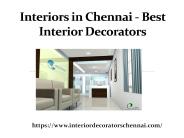 Unique interior designers in Chennai