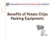 Potato Chips Packing Machine