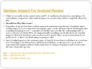 Genshin Impact For Android Review