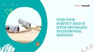 NRI Shaadi Matrimonial Services