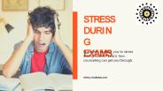 Is anxiety causing you to stress during exams? (1)