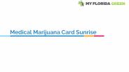 Marijuana Card Sunrise