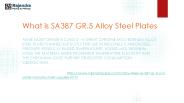 What is SA387 GR.5 Alloy Steel Plates