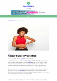Kidney Failure Prevention
