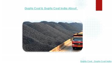 Gupta Coal The Effect On Indian Mines Was Pretty Evident