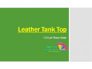 Leather tank top