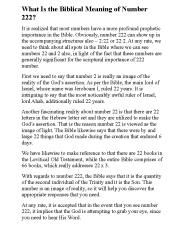 What Is the Biblical Meaning of Number 222?