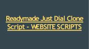 Readymade Just Dial Clone Script