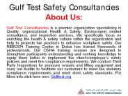 Gulf Safety Training Courses