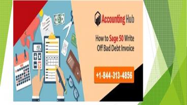 How to Sage 50 write off a sales invoice to bad debt