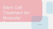 Stem Cell Muscular Dystrophy Treatment
